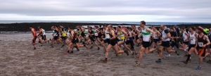Adult cross country race at Whitesands